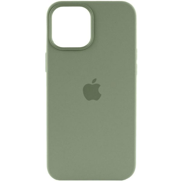 Чохол для iPhone 15 Pro Max Зелений Silicone case full with Magsafe and Animation - Зображення 2