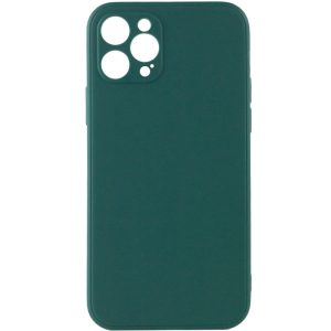 Силіконовий чохол для Apple iPhone 12 Pro Max Зелений Candy Full Camera