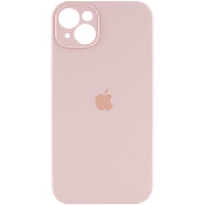 Чохол для iPhone 15 Plus Рожевий Silicone Case Full Camera Protective