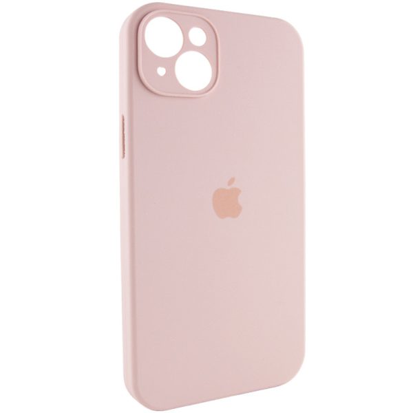 Чохол для iPhone 15 Plus Рожевий Silicone Case Full Camera Protective - Зображення 2