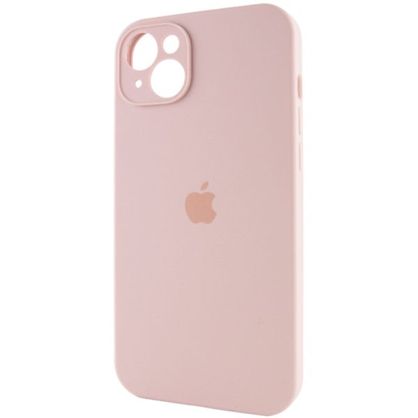 Чохол для iPhone 15 Plus Рожевий Silicone Case Full Camera Protective - Зображення 3