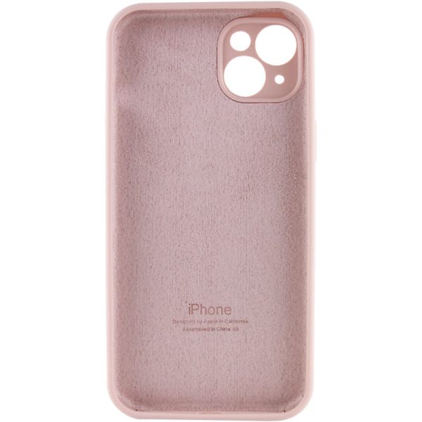 Чохол для iPhone 15 Plus Рожевий Silicone Case Full Camera Protective - Зображення 4
