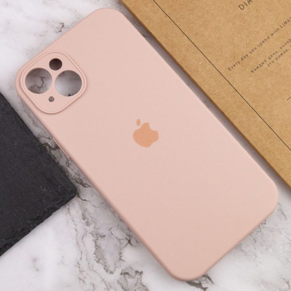 Чохол для iPhone 15 Plus Рожевий Silicone Case Full Camera Protective - Зображення 5