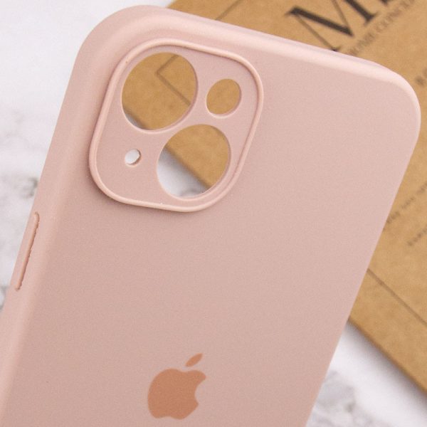 Чохол для iPhone 15 Plus Рожевий Silicone Case Full Camera Protective - Зображення 6