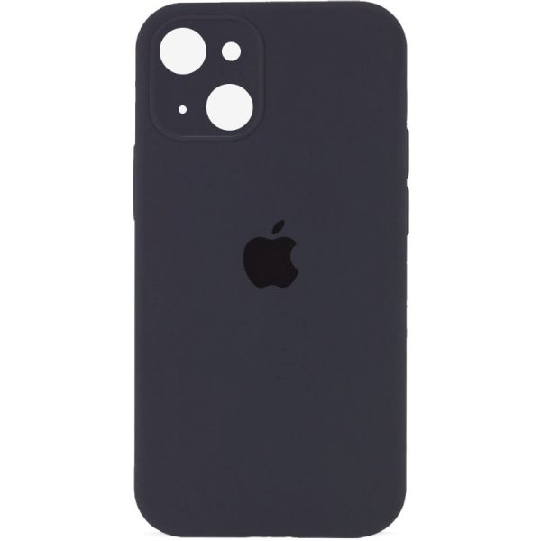Чохол для iPhone 15 Plus Сірий Silicone Case Full Camera Protective