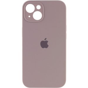 Чохол для iPhone 15 Plus Сірий Silicone Case Full Camera Protective