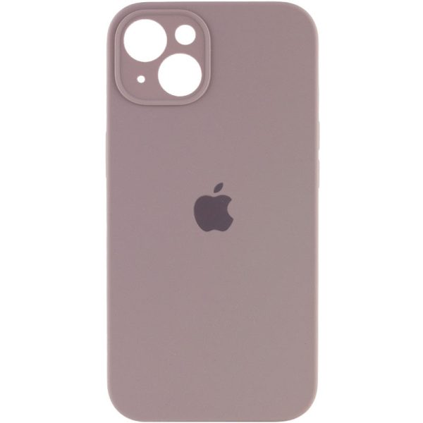 Чохол для iPhone 15 Plus Сірий Silicone Case Full Camera Protective