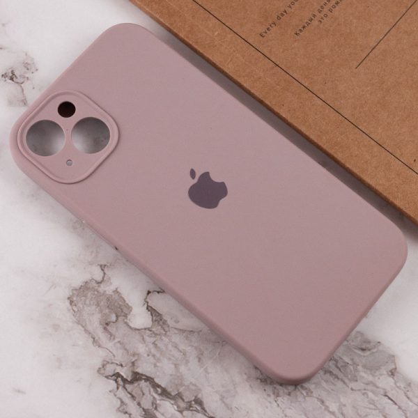 Чохол для iPhone 15 Plus Сірий Silicone Case Full Camera Protective - Зображення 4