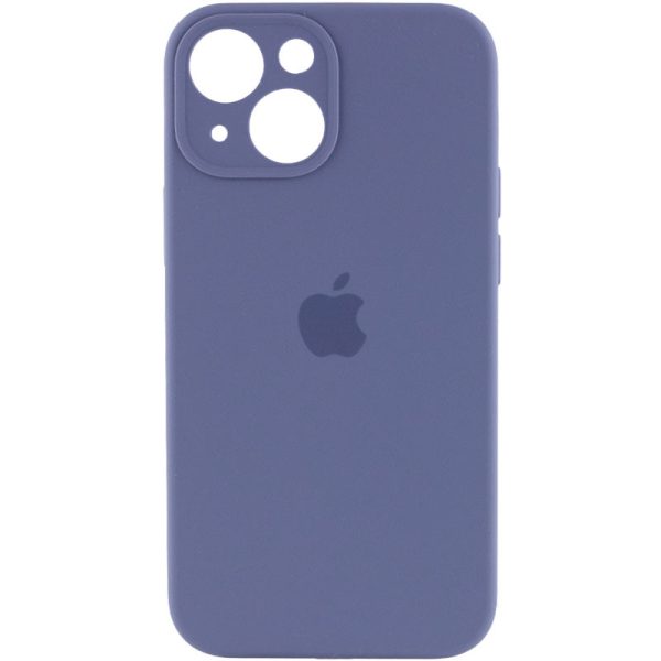 Чохол для iPhone 15 Plus Сірий Silicone Case Full Camera Protective