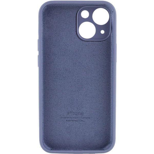 Чохол для iPhone 15 Plus Сірий Silicone Case Full Camera Protective - Зображення 2