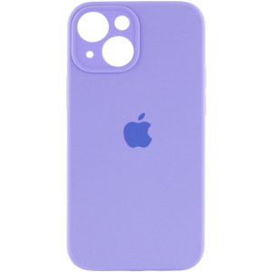 Чохол для iPhone 15 Plus Фіолетовий Silicone Case Full Camera Protective