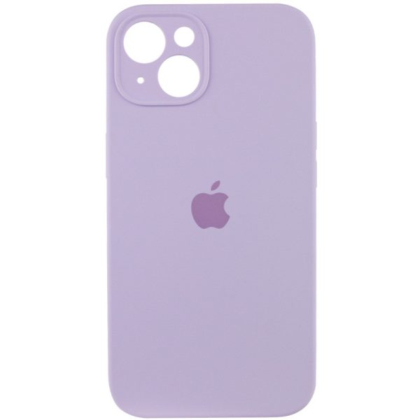 Чохол для iPhone 15 Plus Фіолетовий Silicone Case Full Camera Protective