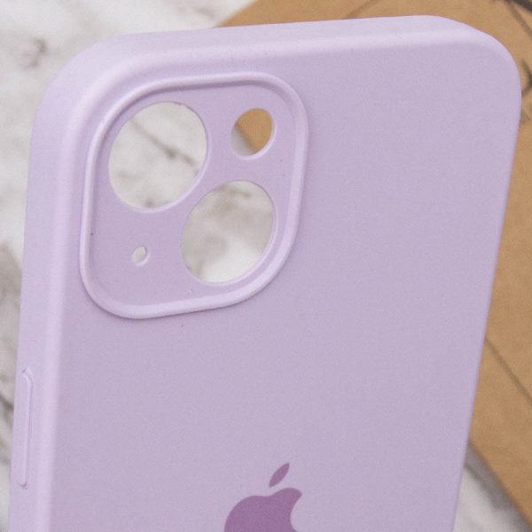 Чохол для iPhone 15 Plus Фіолетовий Silicone Case Full Camera Protective - Зображення 6
