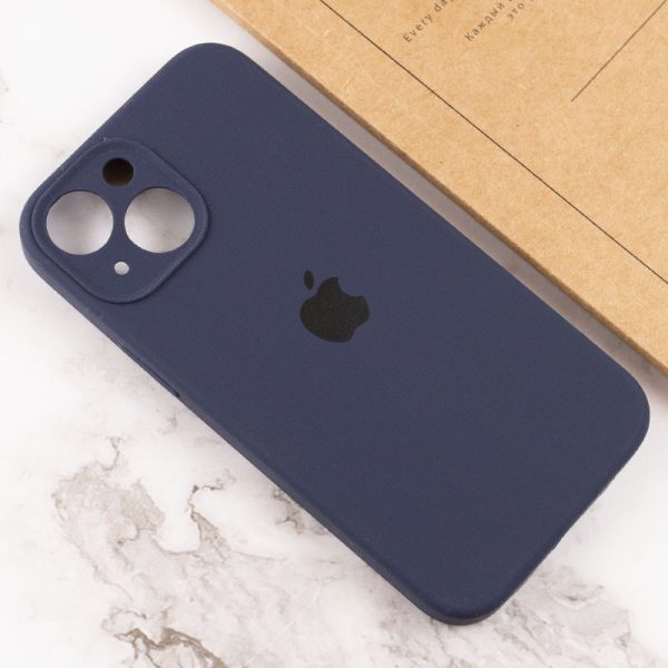 Чохол для iPhone 15 Plus Синій Silicone Case Full Camera Protective - Зображення 4