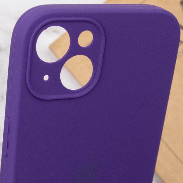 Чохол для iPhone 15 Plus Фіолетовий Silicone Case Full Camera Protective - Зображення 6