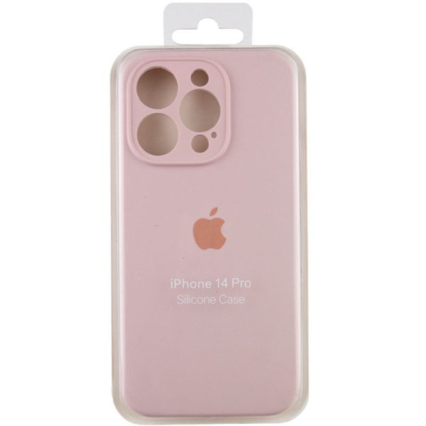 Чохол для iPhone 15 Pro Рожевий Silicone Case Full Camera Protective - Зображення 7