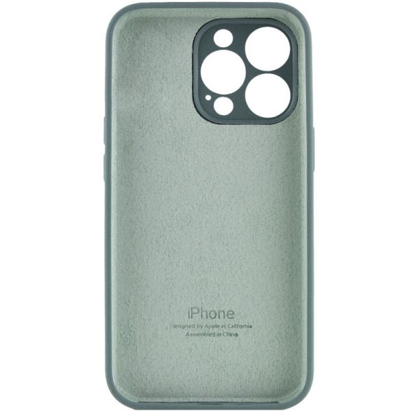 Чохол для iPhone 15 Pro Max Зелений Silicone Case Full Camera Protective - Зображення 2