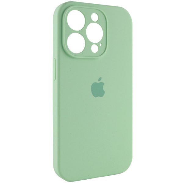 Чохол для iPhone 15 Pro Max Зелений Silicone Case Full Camera Protective - Зображення 2