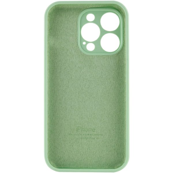 Чохол для iPhone 15 Pro Max Зелений Silicone Case Full Camera Protective - Зображення 4