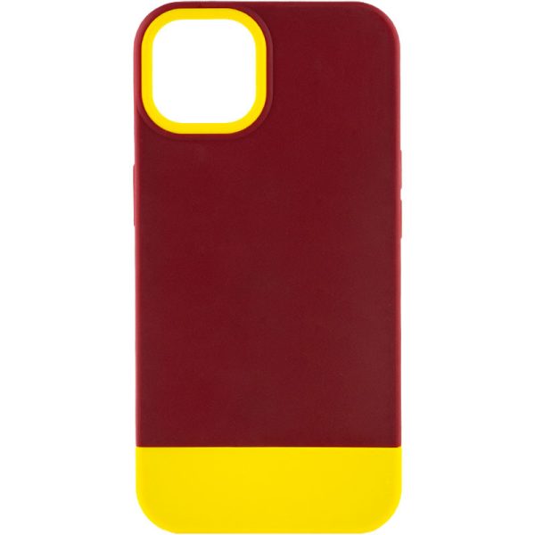 Чохол для iPhone 13 Коричневий TPU+PC Bichromatic