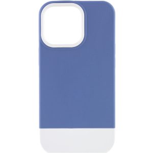 Чохол для iPhone 13 Pro Синій TPU+PC Bichromatic