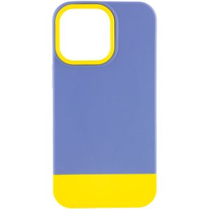 Чохол для iPhone 13 Pro Синій TPU+PC Bichromatic
