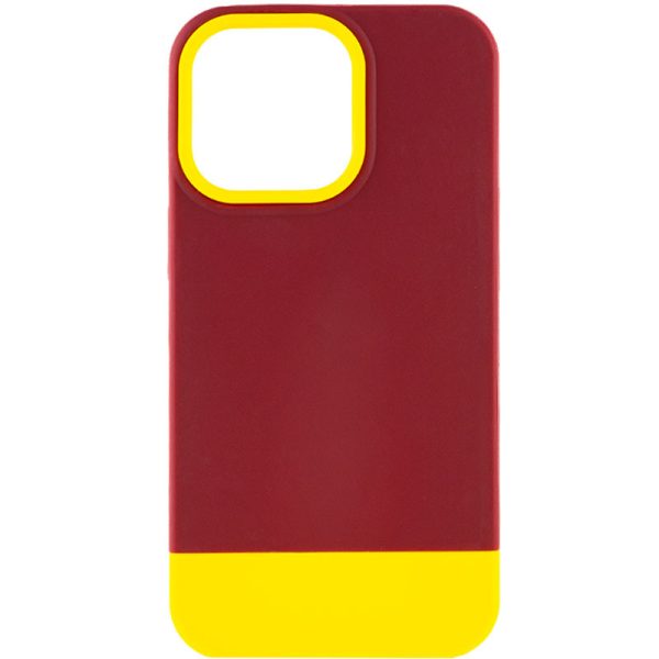 Чохол для iPhone 13 Pro Коричневий TPU+PC Bichromatic
