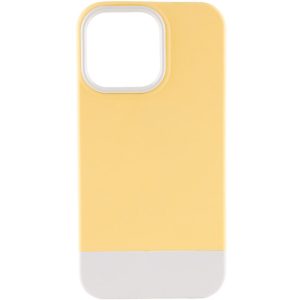 Чохол для iPhone 13 Pro Бежевий TPU+PC Bichromatic