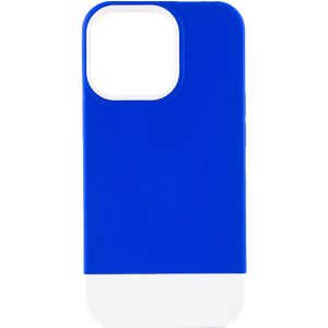 Чохол для iPhone 13 Pro Синій TPU+PC Bichromatic