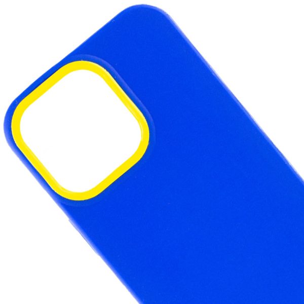 Чохол для iPhone 13 Pro Синій TPU+PC Bichromatic - Зображення 2