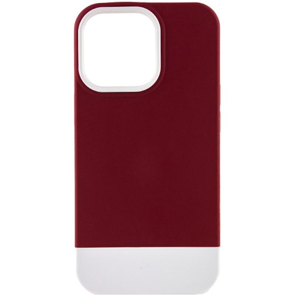 Чохол для iPhone 13 Pro Червоний TPU+PC Bichromatic