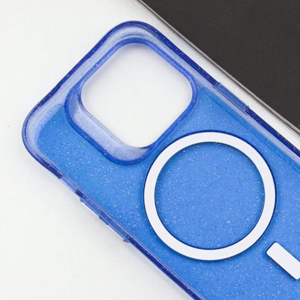 Чохол для iPhone 14 Pro Max Синій TPU Radiance with MagSafe - Зображення 8