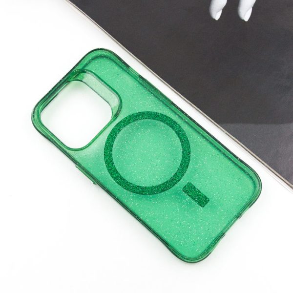 Чохол для iPhone 14 Pro Max Зелений TPU Radiance with MagSafe - Зображення 2