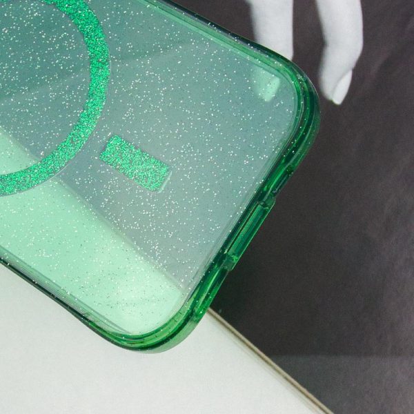 Чохол для iPhone 14 Pro Max Зелений TPU Radiance with MagSafe - Зображення 5