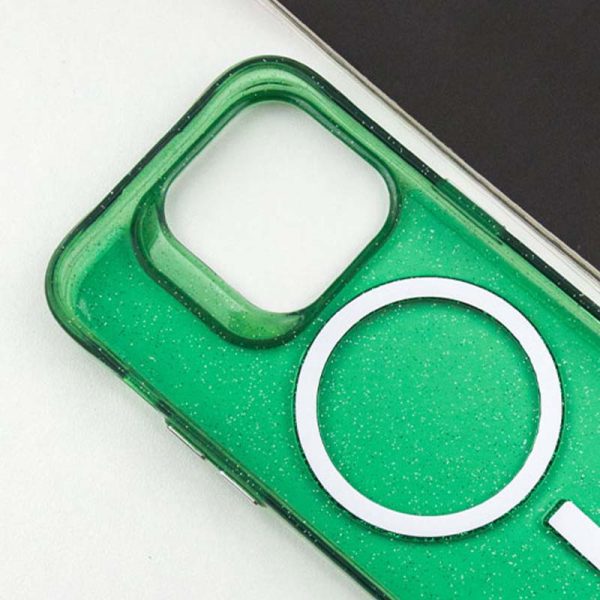 Чохол для iPhone 14 Pro Max Зелений TPU Radiance with MagSafe - Зображення 8