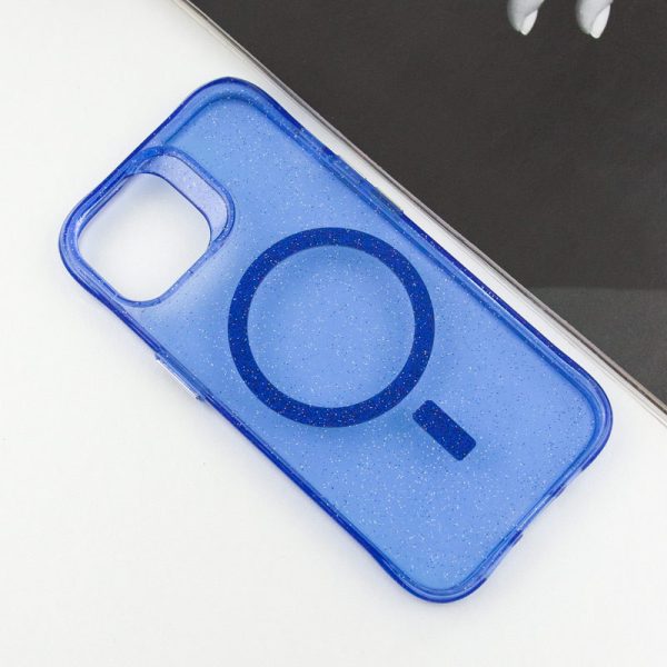 Чохол для iPhone 15 Синій TPU Radiance with MagSafe - Зображення 2