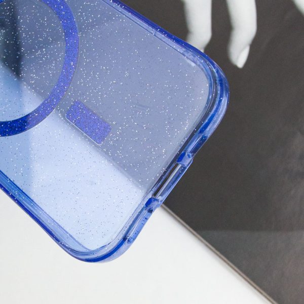 Чохол для iPhone 15 Синій TPU Radiance with MagSafe - Зображення 5