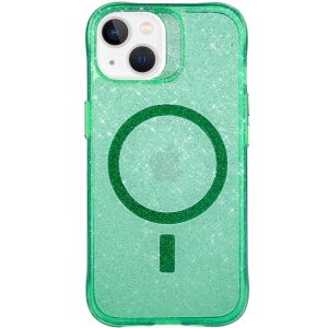 Чохол для iPhone 15 Зелений TPU Radiance with MagSafe