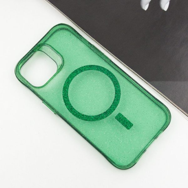 Чохол для iPhone 15 Зелений TPU Radiance with MagSafe - Зображення 2