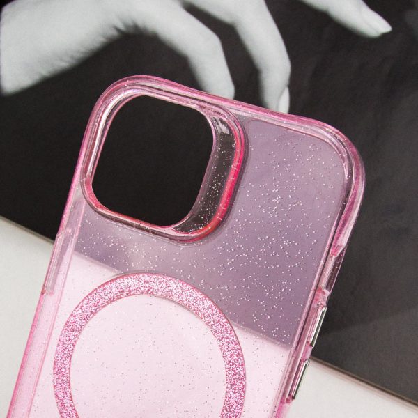Чохол для iPhone 15 Рожевий TPU Radiance with MagSafe - Зображення 3