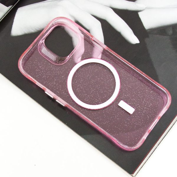 Чохол для iPhone 15 Рожевий TPU Radiance with MagSafe - Зображення 4