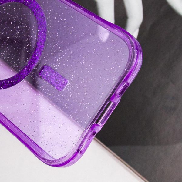 Чохол для iPhone 15 Фіолетовий TPU Radiance with MagSafe - Зображення 5