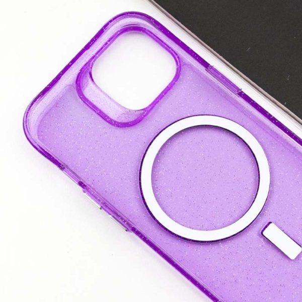 Чохол для iPhone 15 Фіолетовий TPU Radiance with MagSafe - Зображення 8