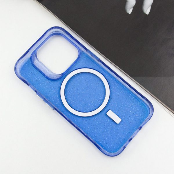 Чохол для iPhone 15 Pro Max Синій TPU Radiance with MagSafe - Зображення 4