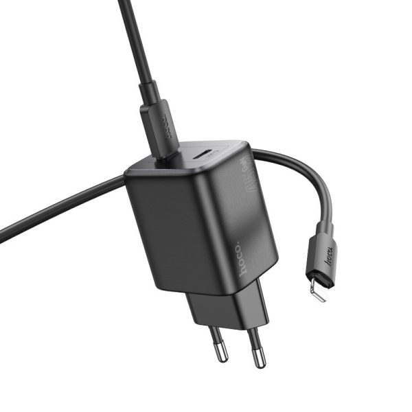 Зарядний пристрій Hoco N42 Elogiado 2C PD45W + Type to Lightning - Зображення 3