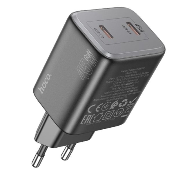 Зарядний пристрій Hoco N42 Elogiado 2C PD45W