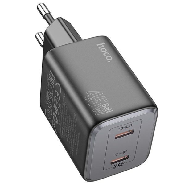 Зарядний пристрій Hoco N42 Elogiado 2C PD45W - Зображення 2