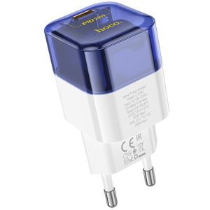 Зарядний пристрій Hoco C125A Transparent 1C PD20W