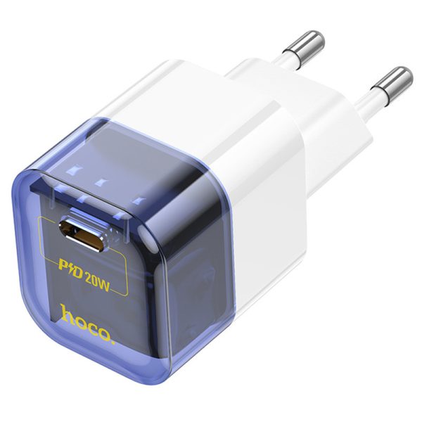 Зарядний пристрій Hoco C125A Transparent 1C PD20W - Зображення 2