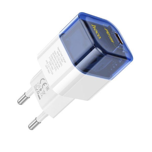 Зарядний пристрій Hoco C125A Transparent 1C PD20W - Зображення 4